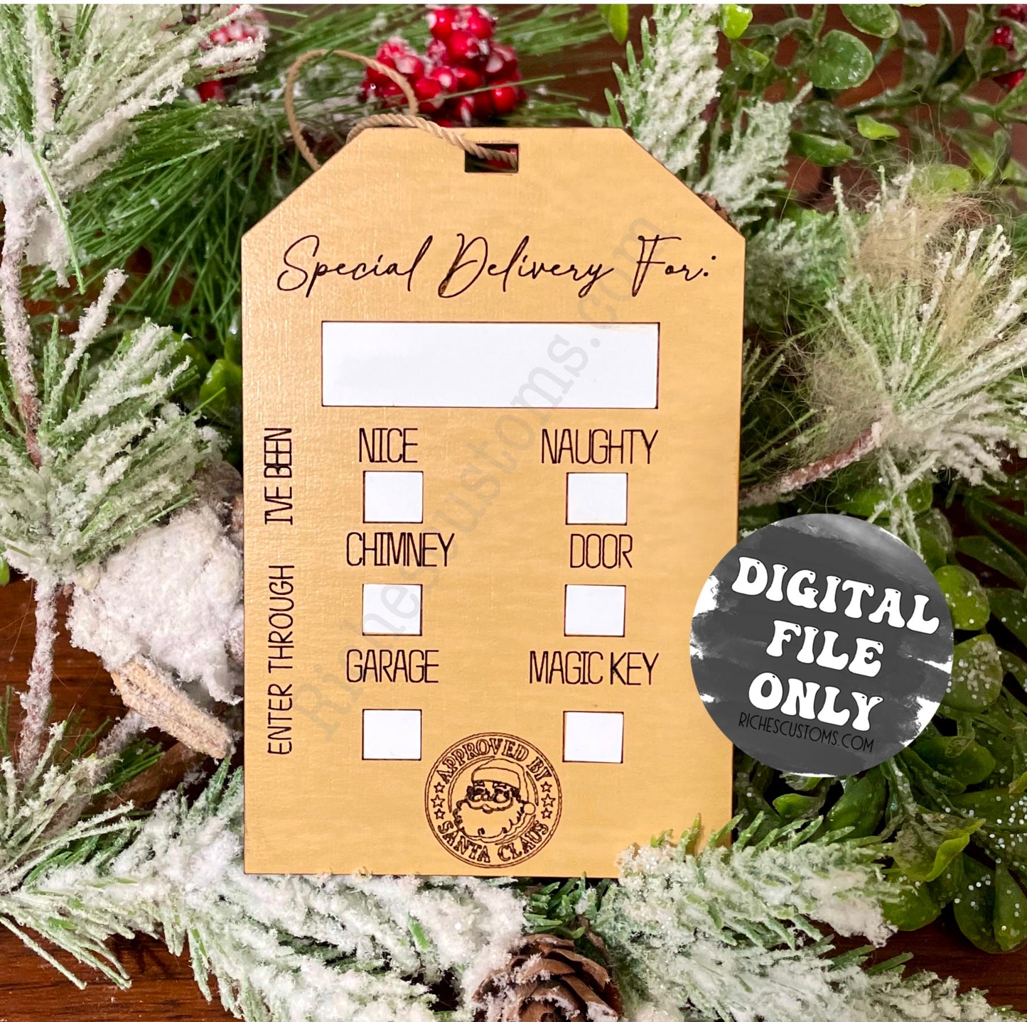 NAUGHTY/NICE TAG laser file