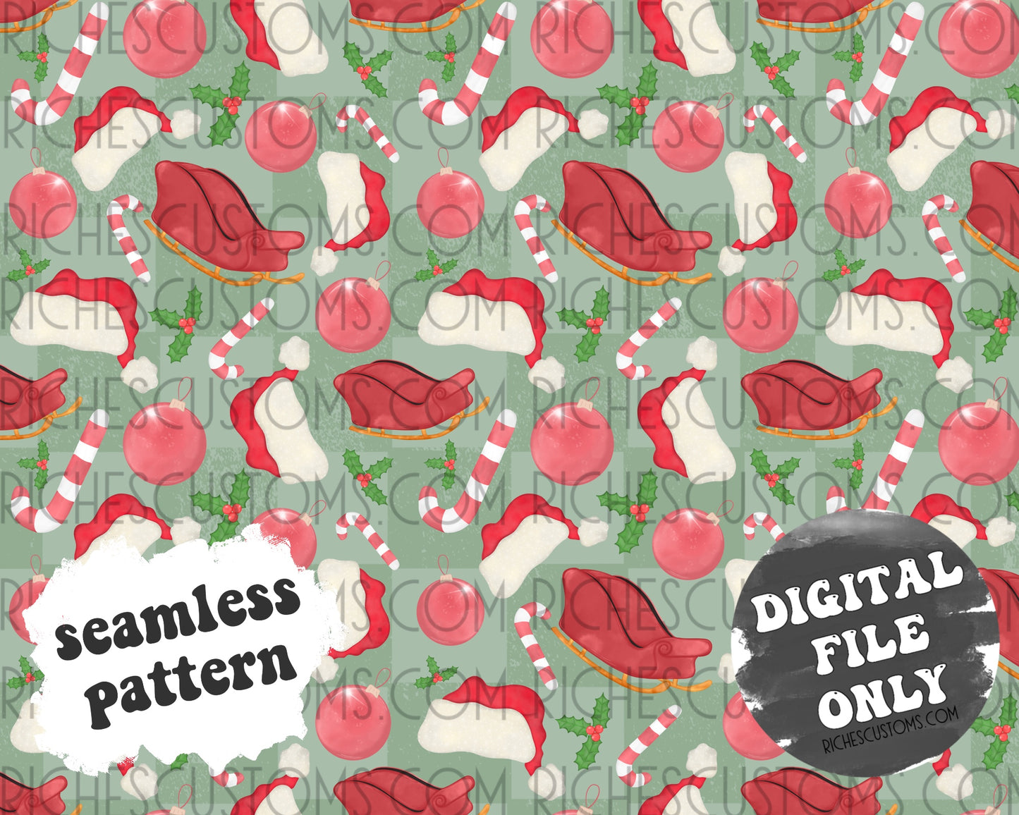 Vintage Christmas Seamless