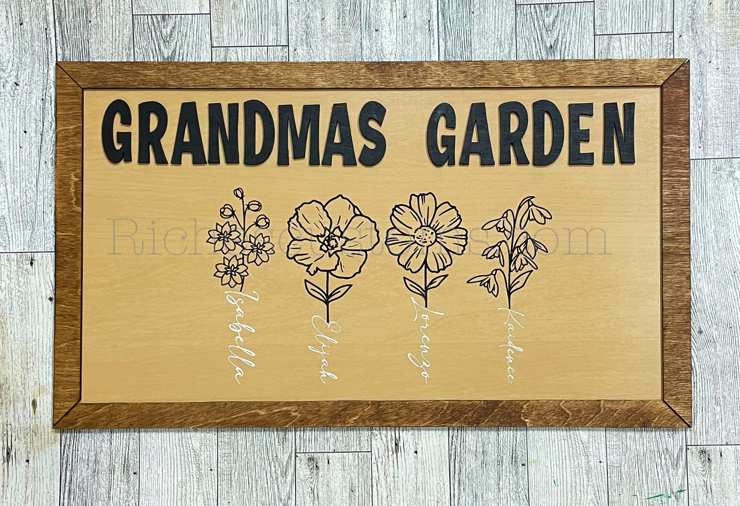 Birth Flower Garden