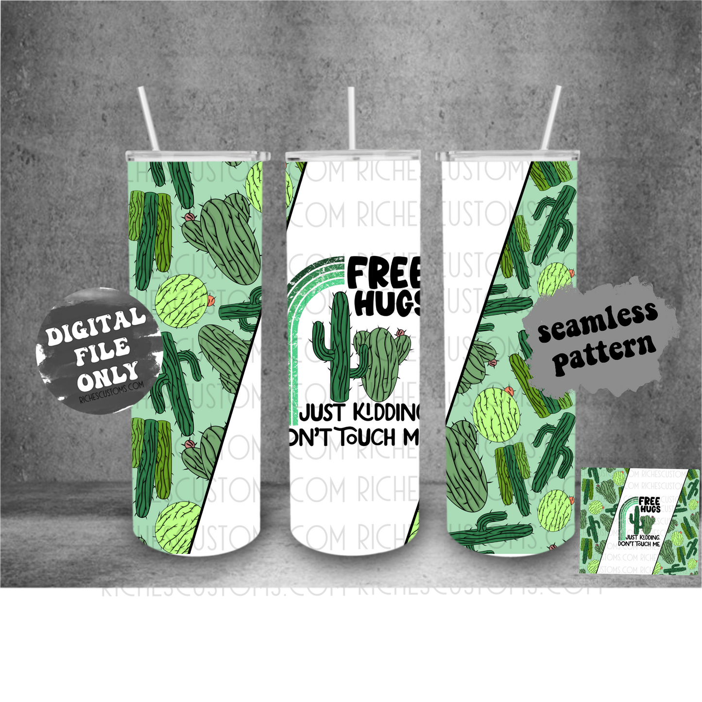 Free Hugs 20oz Tumbler Wrap