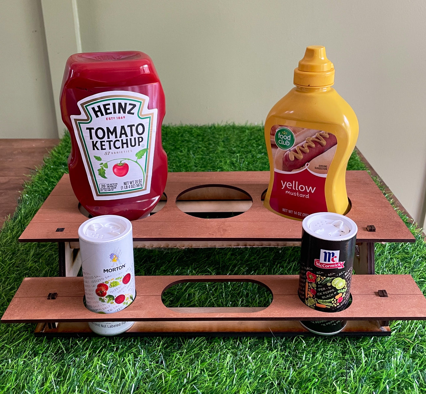 Picnic Table Condiment holder
