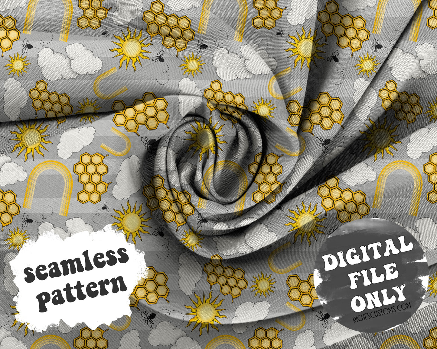 Bee The Sunshine Seamless