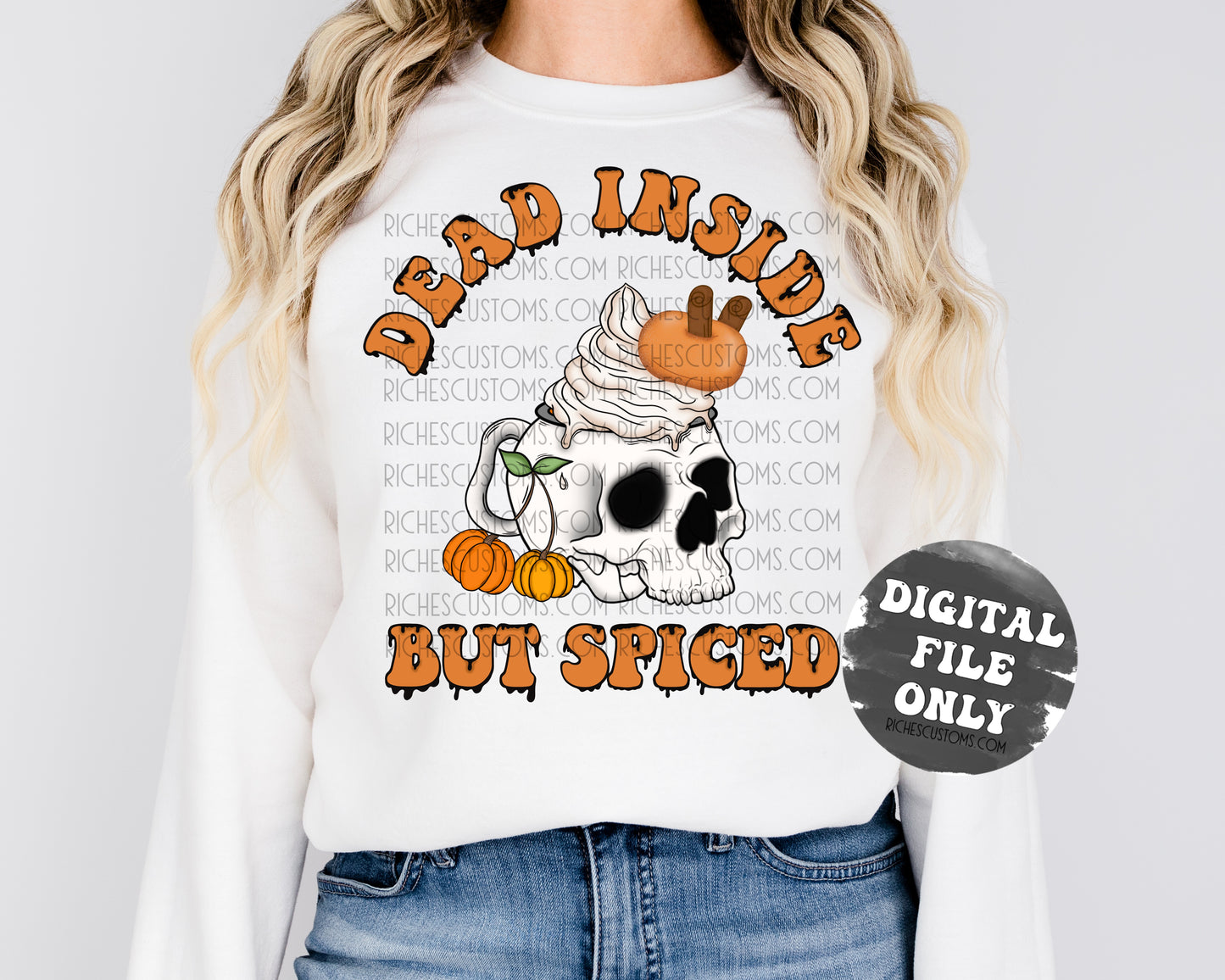 Dead Inside But Spiced PNG