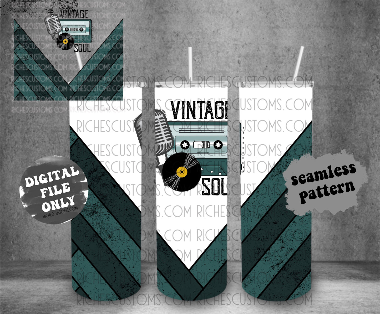 Vintage Soul Tumbler Wrap