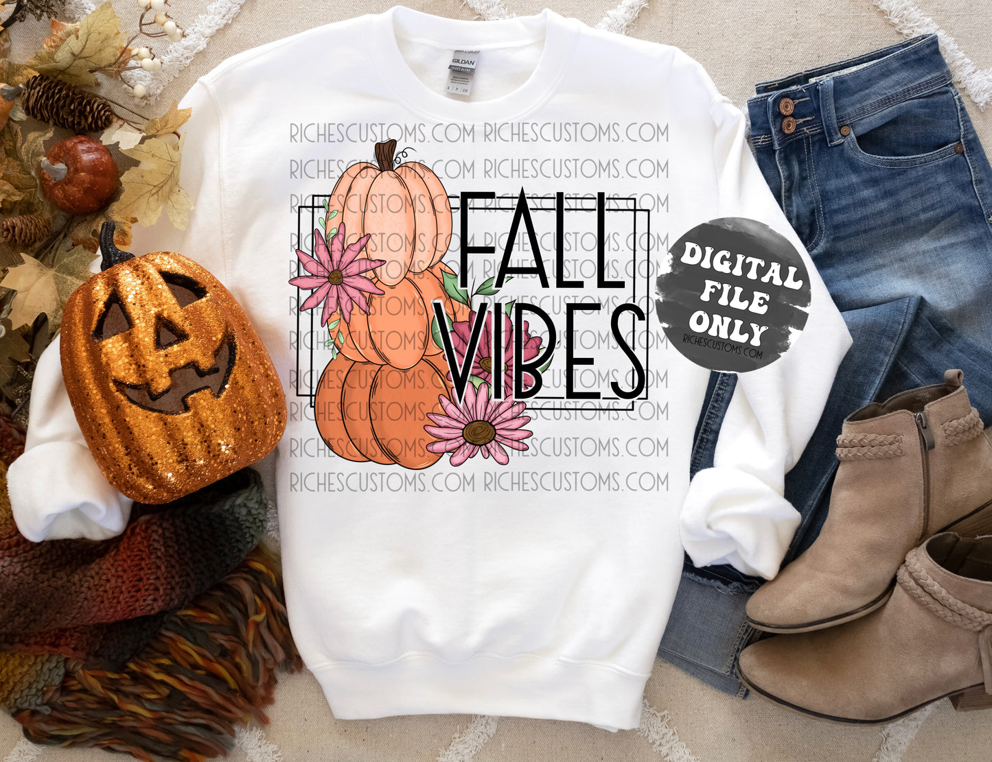 Fall Vibes PNG