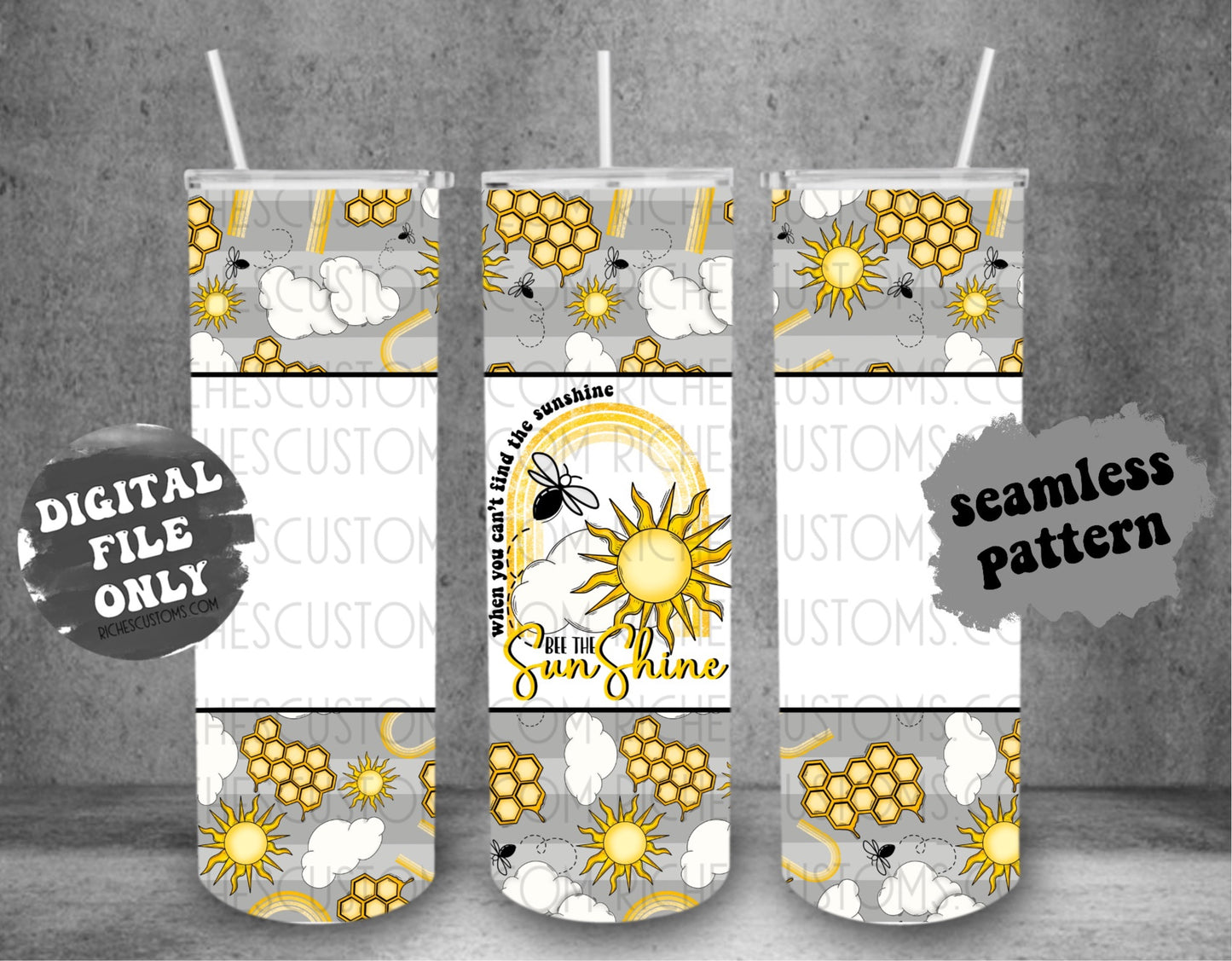 Bee The Sunshine 20oz Seamless