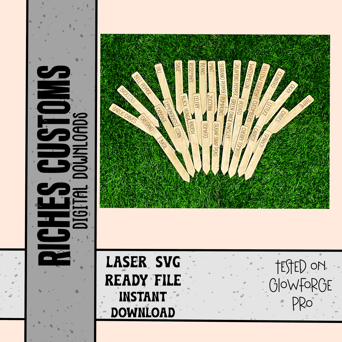 65 Garden Stakes Laser File