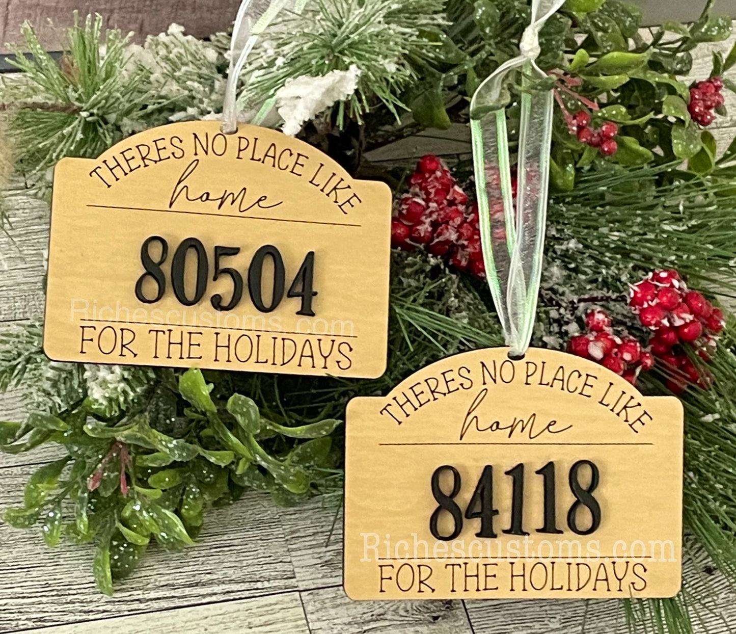 Zip Code Ornament Laser File