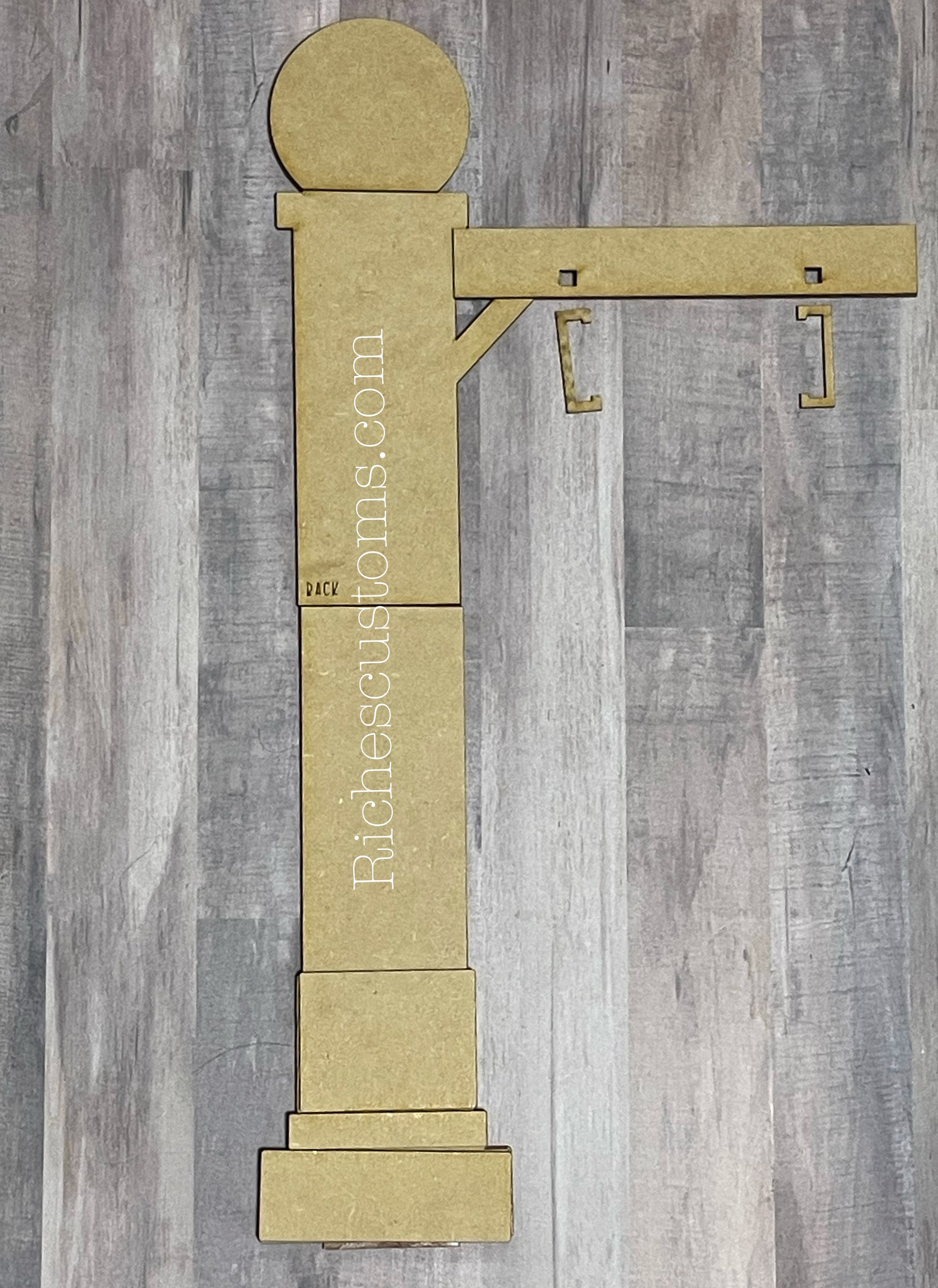 Post sign Interchangeable DIY Kit (STAND ONLY!) – Riches Customs